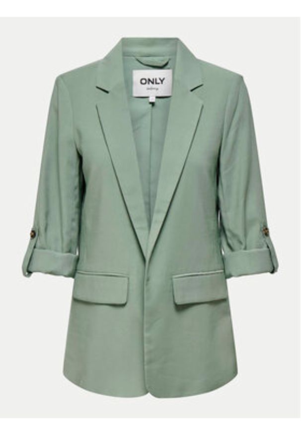 only - ONLY Marynarka Aris 15310839 Zielony Loose Fit. Kolor: zielony. Materiał: wiskoza