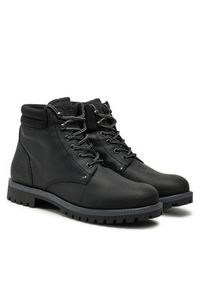 Jack & Jones - Jack&Jones Trapery JfwStanton 12257999 Czarny. Kolor: czarny. Materiał: skóra #4