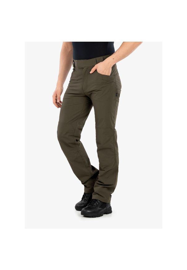 Spodnie outdoor męskie Helikon-Tex Trekking Tactical Pants Versa Stretch. Kolor: zielony. Sport: outdoor, turystyka piesza