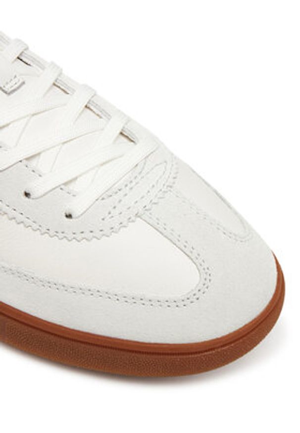 Polo Ralph Lauren Sneakersy Bedford 809973701005 Écru. Materiał: skóra