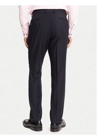 BOSS Garnitur H-Huge 50546121 Granatowy Slim Fit. Kolor: niebieski. Materiał: wełna #5