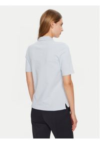 TOMMY HILFIGER - Tommy Hilfiger Polo 1985 WW0WW43224 Błękitny Regular Fit. Typ kołnierza: polo. Kolor: niebieski. Materiał: bawełna