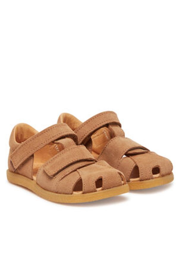 Mrugała Sandały Mio 1220/5-24 Beżowy. Kolor: beżowy. Materiał: zamsz, skóra