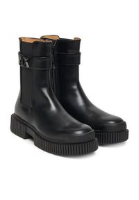 Armani Exchange Botki XW001634 AF17474 UC001 Czarny. Kolor: czarny. Materiał: skóra #3