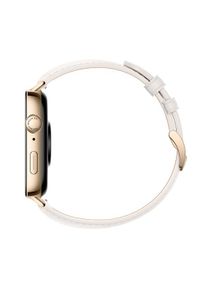 HUAWEI - Smartwatch Huawei Watch Fit 3 Biały skórzany. Rodzaj zegarka: smartwatch. Kolor: biały. Materiał: skóra. Styl: elegancki, wakacyjny, sportowy
