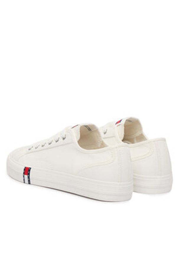 Tommy Jeans Tenisówki Archive Y2K EN0EN02956 Biały. Kolor: biały. Materiał: materiał