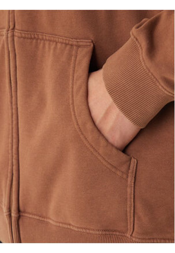 DC Shoes Bluza Parts Dep EDYSF03257 Brązowy Regular Fit. Kolor: brązowy. Materiał: bawełna