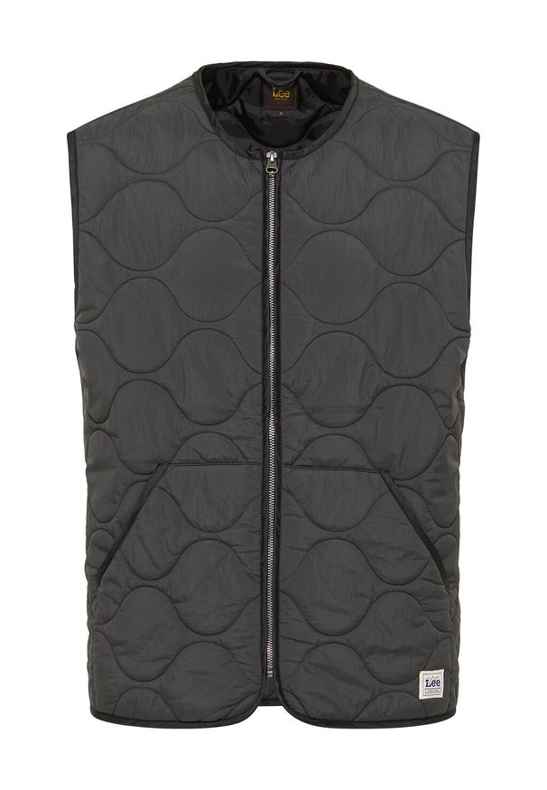 Lee - LEE MĘSKA KAMIZELKA VEST WASHED BLACK 112341650 LM15017013