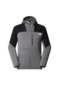 Kurtka męska The North Face Meteora 0A8E1KRPI1 - szara. Typ kołnierza: kaptur. Kolor: szary. Materiał: dzianina, poliester, materiał. Styl: klasyczny, wakacyjny. Sport: wspinaczka #1