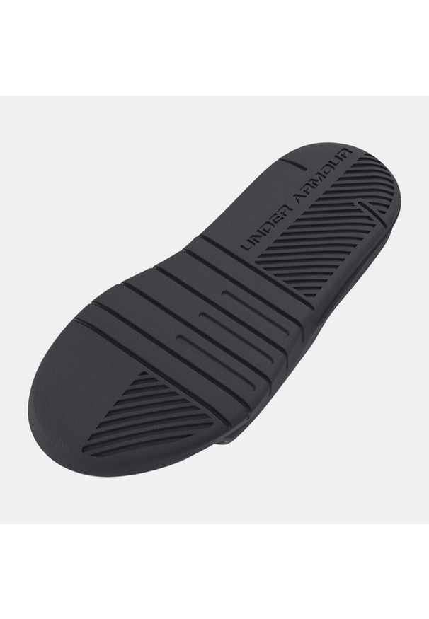 Klapki basenowe dla dorosłych Under Armour CORE PTH SL. Kolor: czarny. Materiał: skóra. Styl: sportowy