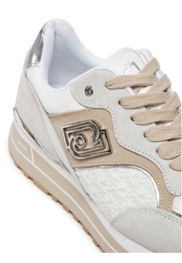 Liu Jo Sneakersy Maxi Wonder 73 BA5015 PX542 Écru. Materiał: materiał
