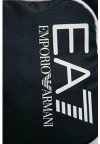 EA7 Emporio Armani - Saszetka. Kolor: niebieski. Wzór: nadruk
