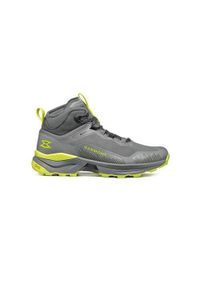 Buty trekkingowe męskie Garmont Engage Mid Gtx. Wysokość cholewki: za kostkę. Kolor: zielony, wielokolorowy. Materiał: syntetyk, materiał. Szerokość cholewki: normalna