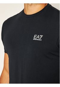 EA7 Emporio Armani T-Shirt 8NPT52 PJM5Z 1578 Granatowy Regular Fit. Kolor: niebieski. Materiał: bawełna