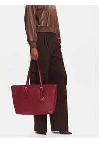 MICHAEL Michael Kors Torebka Quinn 30T5GQNT9L Bordowy. Kolor: czerwony. Materiał: skórzane #5
