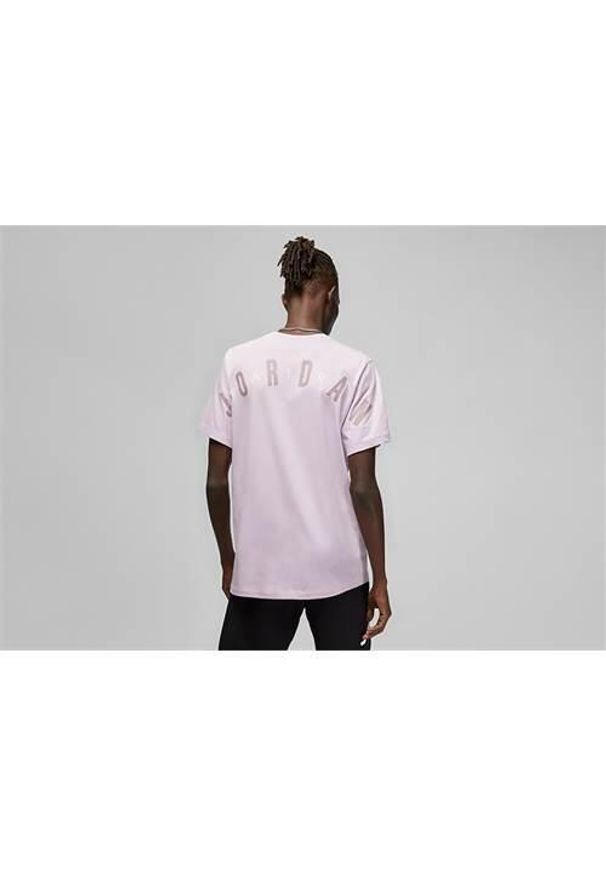 Koszulka sportowa męska Nike Air Jordan Stretch. Kolor: fioletowy. Materiał: bawełna. Długość rękawa: krótki rękaw. Długość: krótkie