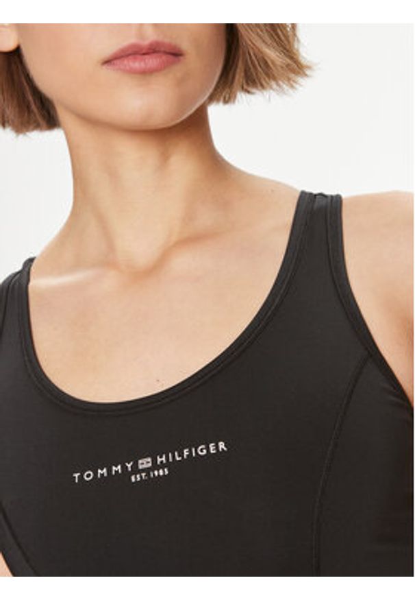 TOMMY HILFIGER - Tommy Hilfiger Biustonosz sportowy Essentials WW0WW41081 Czarny. Kolor: czarny. Materiał: syntetyk