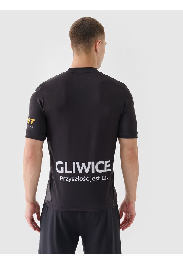 4f - 4F Trzecia koszulka klubowa z sezonu 2024/25 męska 4F x Piast Gliwice - multikolor 3XL. Kolor: wielokolorowy. Materiał: materiał, dzianina, włókno. Styl: klasyczny