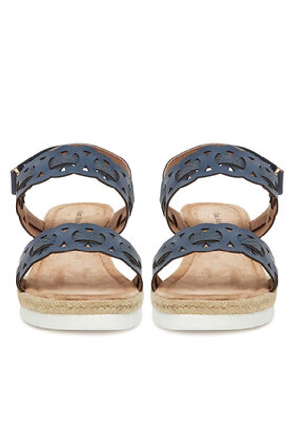 Clara Barson Espadryle WS2189-52 Granatowy. Kolor: niebieski. Materiał: materiał, syntetyk