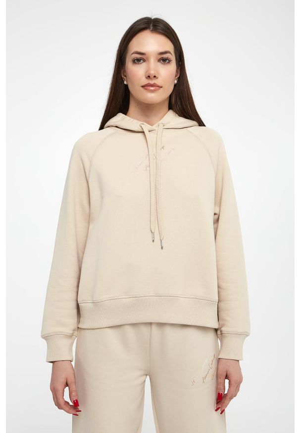 Armani Exchange - Bluza damska z kapturem ARMANI EXCHANGE. Typ kołnierza: kaptur