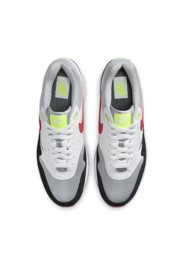Sneakersy męskie Nike Air Max 1 'Chili Volt'. Kolor: biały. Model: Nike Air Max