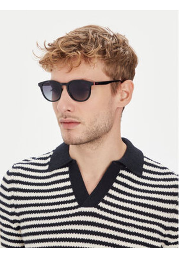 Hugo - HUGO Okulary przeciwsłoneczne 1357/S Czarny. Kolor: czarny