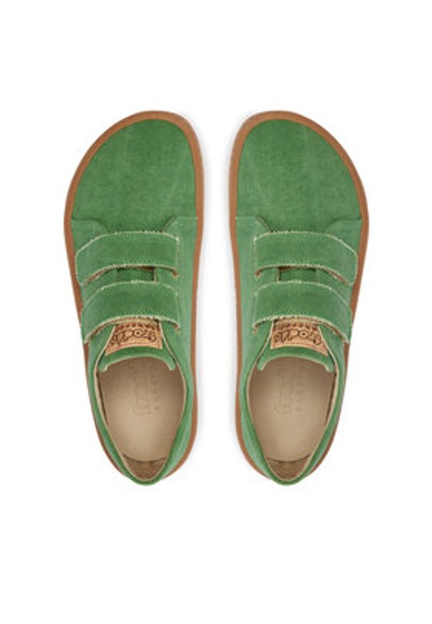 Froddo Sneakersy Barefoot Vegan G3130248-1 DD Zielony. Kolor: zielony. Materiał: materiał