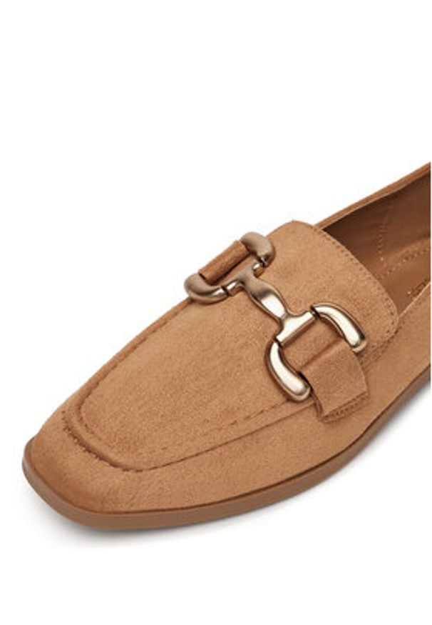 DeeZee Loafersy RD2 Brązowy. Kolor: brązowy. Materiał: materiał