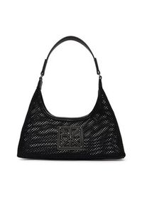 Calvin Klein Torebka Emblem Mesh Shoulder Bag LV04F3381G Czarny. Kolor: czarny #7