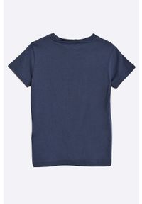 Pepe Jeans - T-shirt dziecięcy 140-176 cm. Okazja: na co dzień. Kolor: niebieski. Materiał: dzianina. Wzór: nadruk. Styl: casual