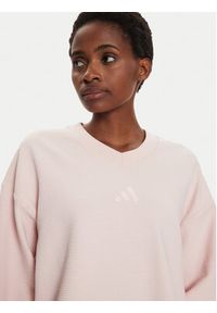 Adidas - adidas Bluza ALL SZN IY6832 Różowy Loose Fit. Kolor: różowy. Materiał: bawełna #4