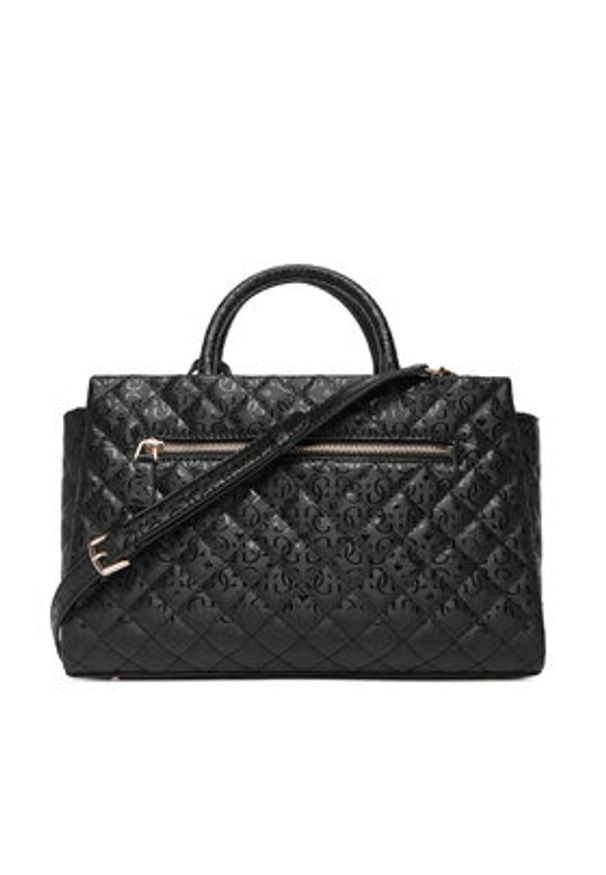 Guess Torebka Idra HWGG81 57060 Czarny. Kolor: czarny. Materiał: skórzane