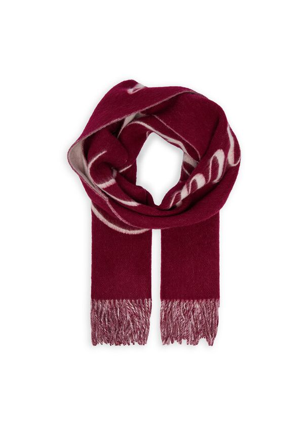 TOMMY HILFIGER - Szalik Tommy Hilfiger. Kolor: czerwony