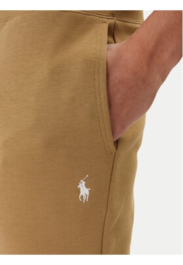 Polo Ralph Lauren Spodnie dresowe 710881518502 Beżowy Regular Fit. Kolor: beżowy. Materiał: bawełna