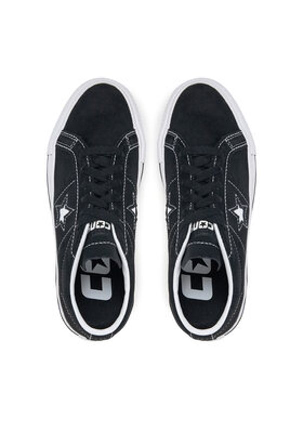 Converse Sneakersy Cons One Star Pro Suede 171327C Czarny. Kolor: czarny. Materiał: zamsz, skóra