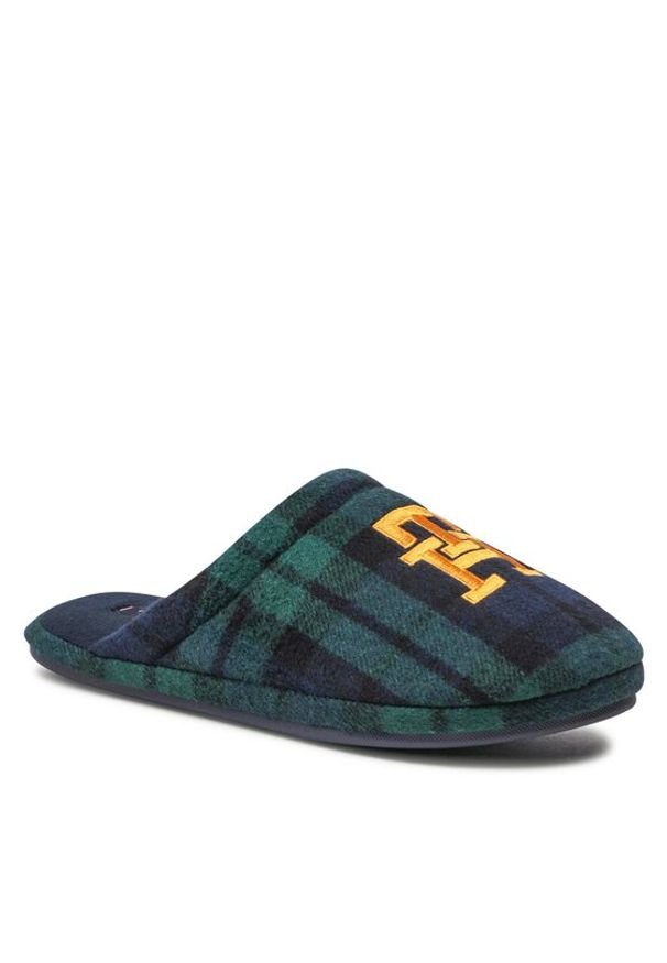 TOMMY HILFIGER - Kapcie Tommy Hilfiger. Kolor: niebieski