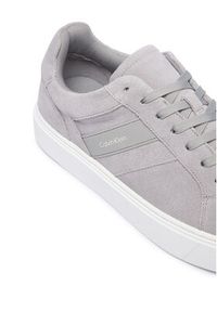 Calvin Klein Sneakersy Classic Cups Laceup Tape Su HM0HM02200 Szary. Kolor: szary. Materiał: zamsz, skóra #6