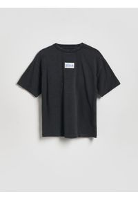 Reserved - Bawełniany t-shirt Lilo i Stich - czarny. Kolor: czarny. Materiał: bawełna #1