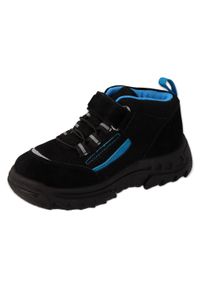 Befado obuwie dziecięce black/turquise 515X002 czarne. Zapięcie: rzepy. Kolor: czarny. Materiał: materiał, syntetyk #5