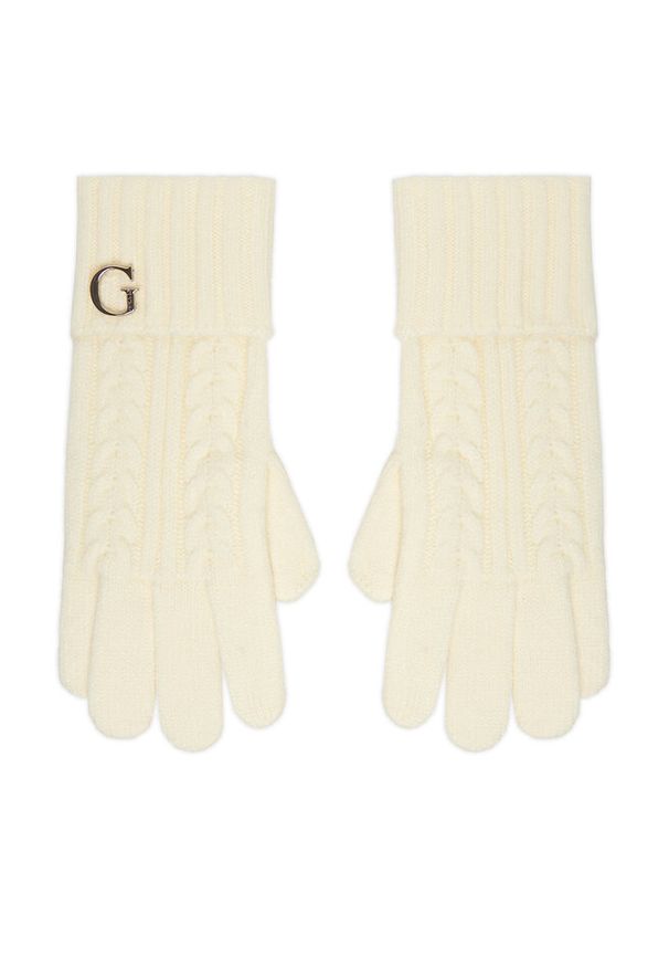 Rękawiczki Damskie Guess. Kolor: biały