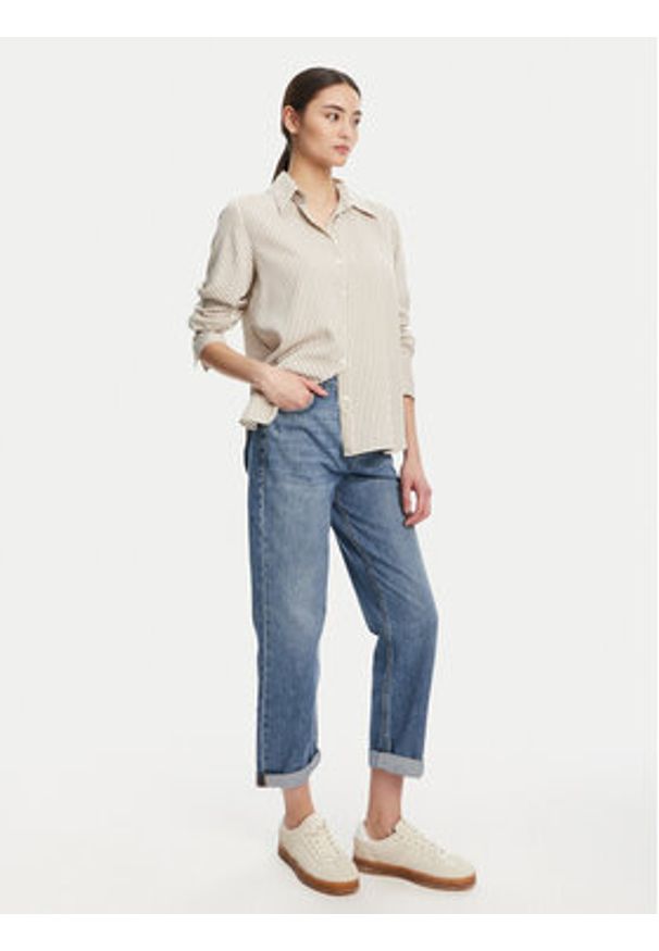 Marella Jeansy Tomboy 2523186074 Niebieski Loose Fit. Kolor: niebieski