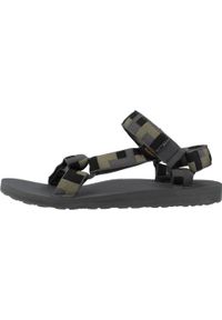 Buty do chodzenia męskie Teva Original Universal. Zapięcie: rzepy. Kolor: szary. Materiał: guma, materiał, tkanina, syntetyk. Sport: turystyka piesza
