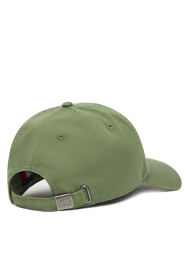 Tommy Jeans Czapka z daszkiem Tjm Heritage 6 Panel Cap AM0AM12020 Zielony. Kolor: zielony. Materiał: materiał, bawełna