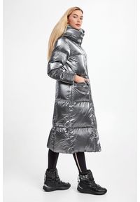 Blauer - Płaszcz damski puchowy BLAUER. Typ kołnierza: kołnierzyk stójkowy. Materiał: puch #4