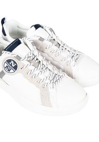 North Sails Sneakersy | TW-01 BASE-006 | Mężczyzna | Biały. Kolor: biały. Materiał: materiał, skóra ekologiczna. Wzór: aplikacja #4