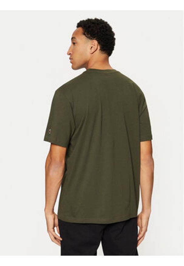 Champion T-Shirt 220278 Zielony Standard Fit. Kolor: zielony. Materiał: bawełna