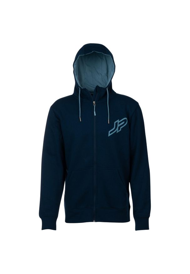 JP AUSTRALIA - Bluza sportowa męska JP-Australia Sweat Zip Hoody z kapturem. Typ kołnierza: kaptur. Kolor: niebieski