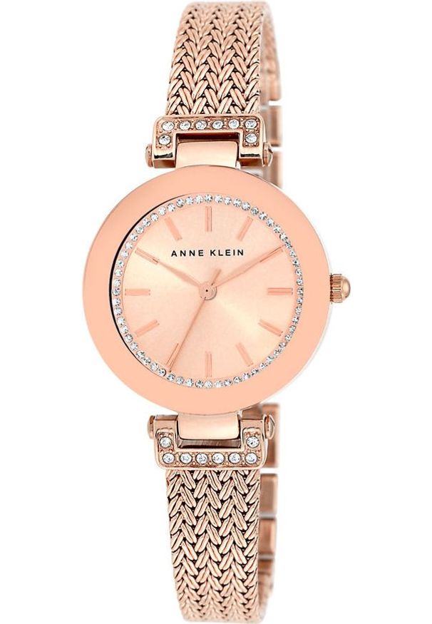 Zegarek Anne Klein Damski Swarovski Rose Gold (AK/1906RGRG)
