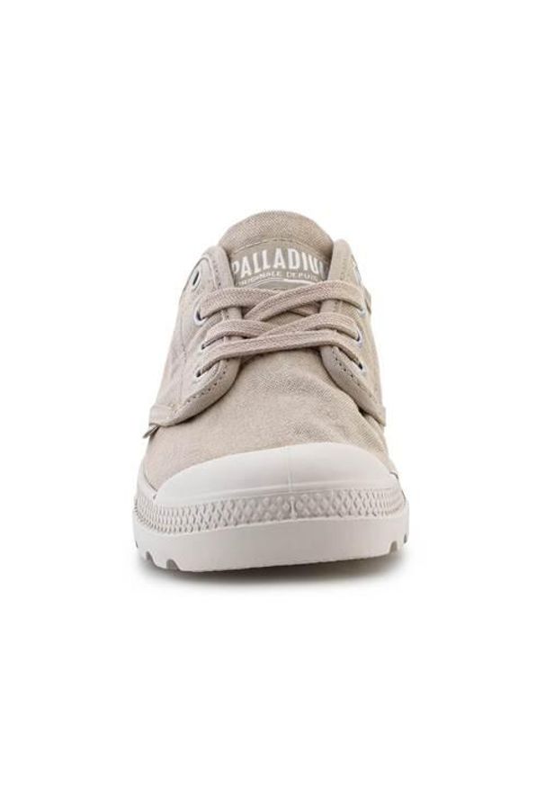 Buty do chodzenia damskie Palladium Pampa Oxford. Zapięcie: sznurówki. Kolor: beżowy. Materiał: materiał, syntetyk, tkanina. Szerokość cholewki: normalna. Sport: turystyka piesza