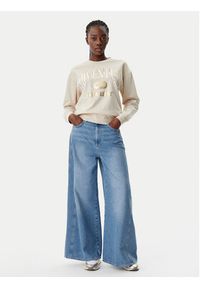 Pinko - PINKO Bluza 104618 A2CZ C03 Beżowy Regular Fit. Kolor: beżowy. Materiał: bawełna #2